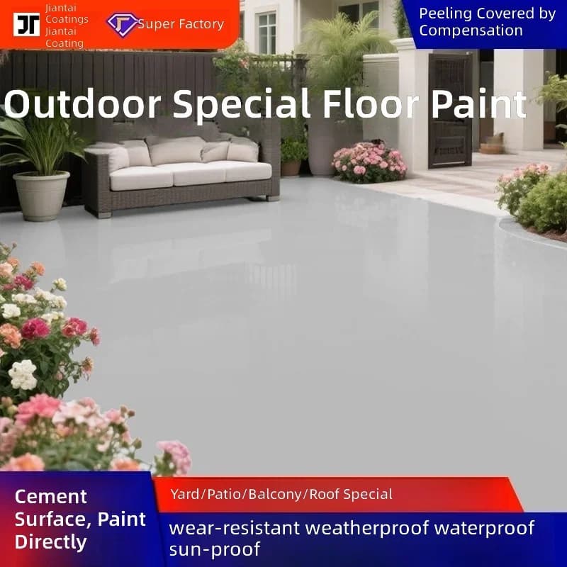 Outdoor Epoxy Floor Paint for Concrete & Courts - 1