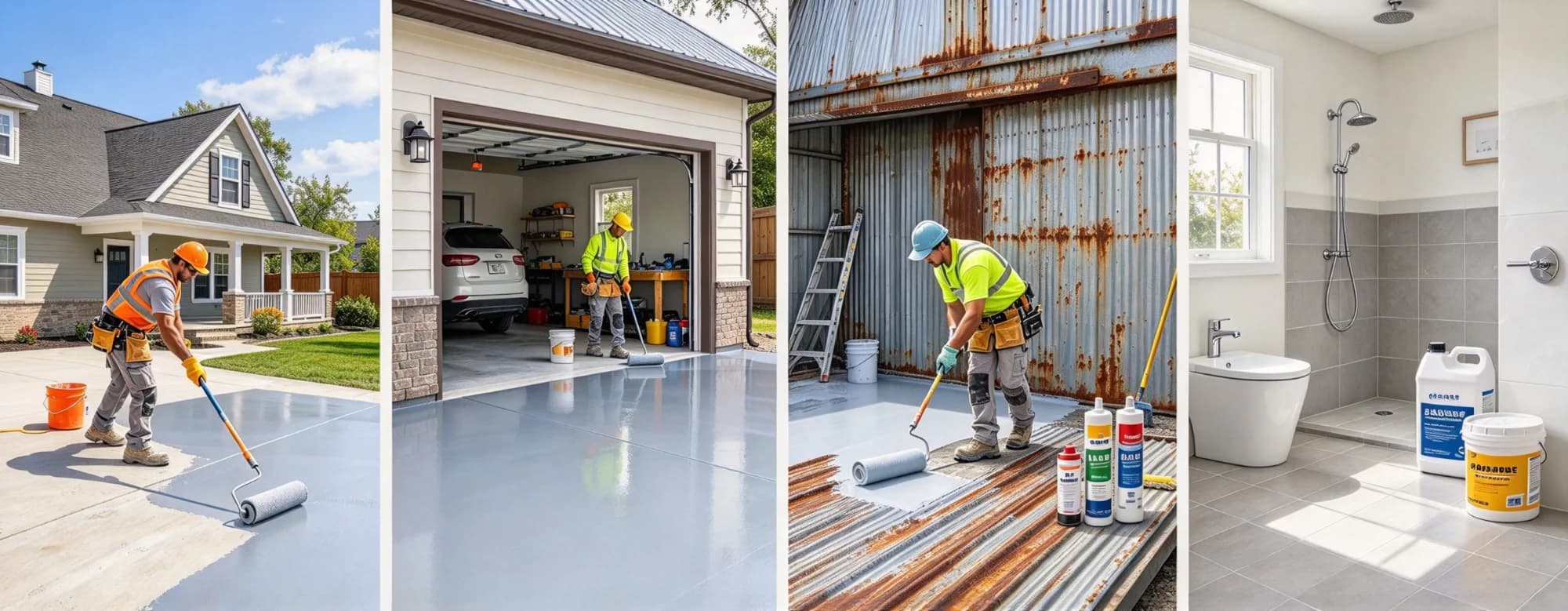 DIY Home Repair Coatings for Roof, Floor & Metal