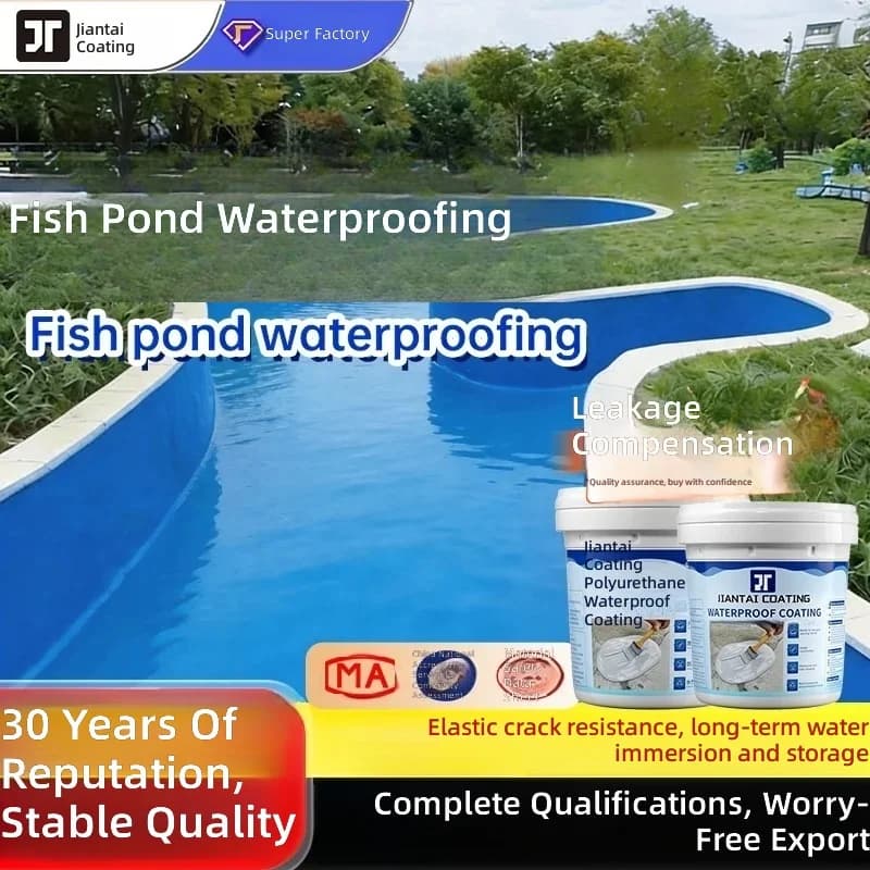 Polyurethane Waterproof Coating | Leak Stop Sealant for Fish Pond, Swimming Pool, Water Tank & Roof Leak Repair - 1