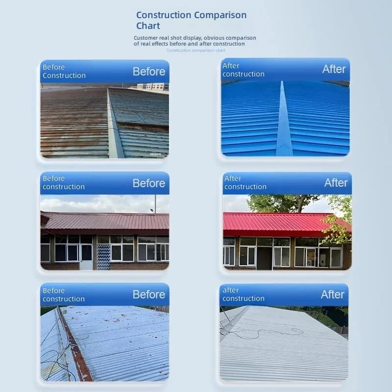 Metal Roof Renovation Paint, Rust-Inhibiting - 6