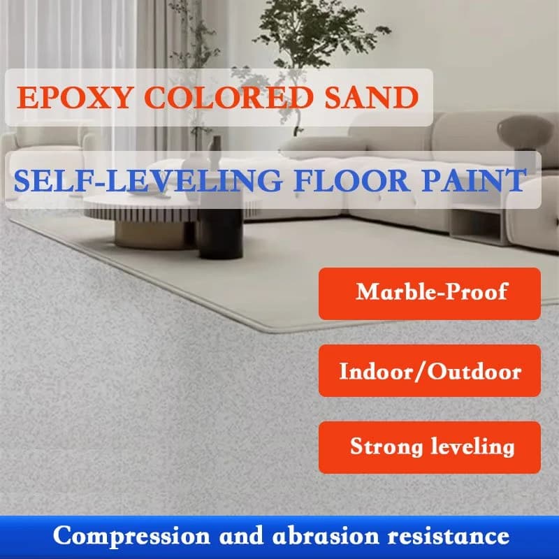 Self-Leveling Epoxy Color Sand Floor Kit - 2