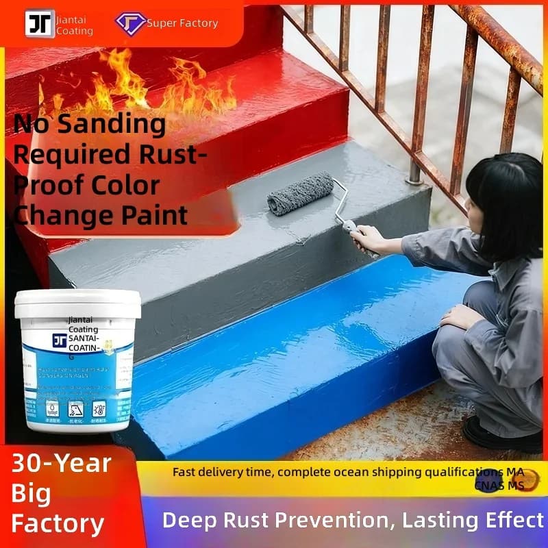 Water-Based Rust Stabilizer for Steel Surfaces - 1