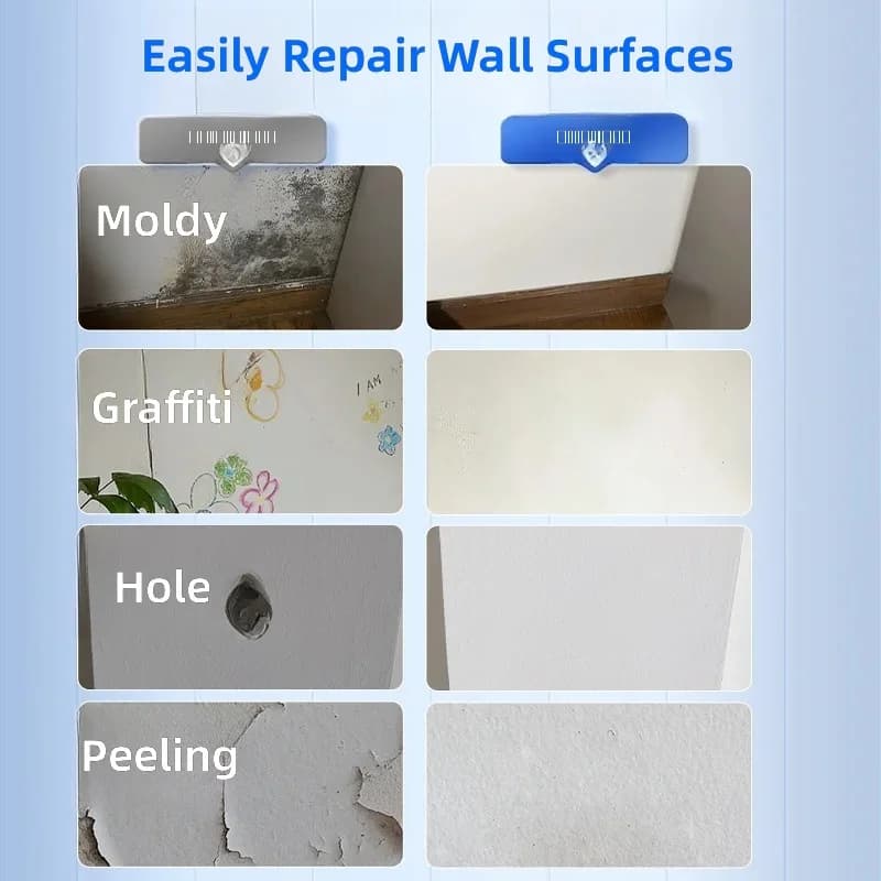 Wall Repair Putty | Waterproof Mildew Resistant Wall Filler for Interior & Exterior Walls - 2